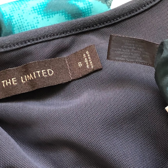 3/$19 The Limited Mixed Media Belted Floral Dress - Picture 6 of 7